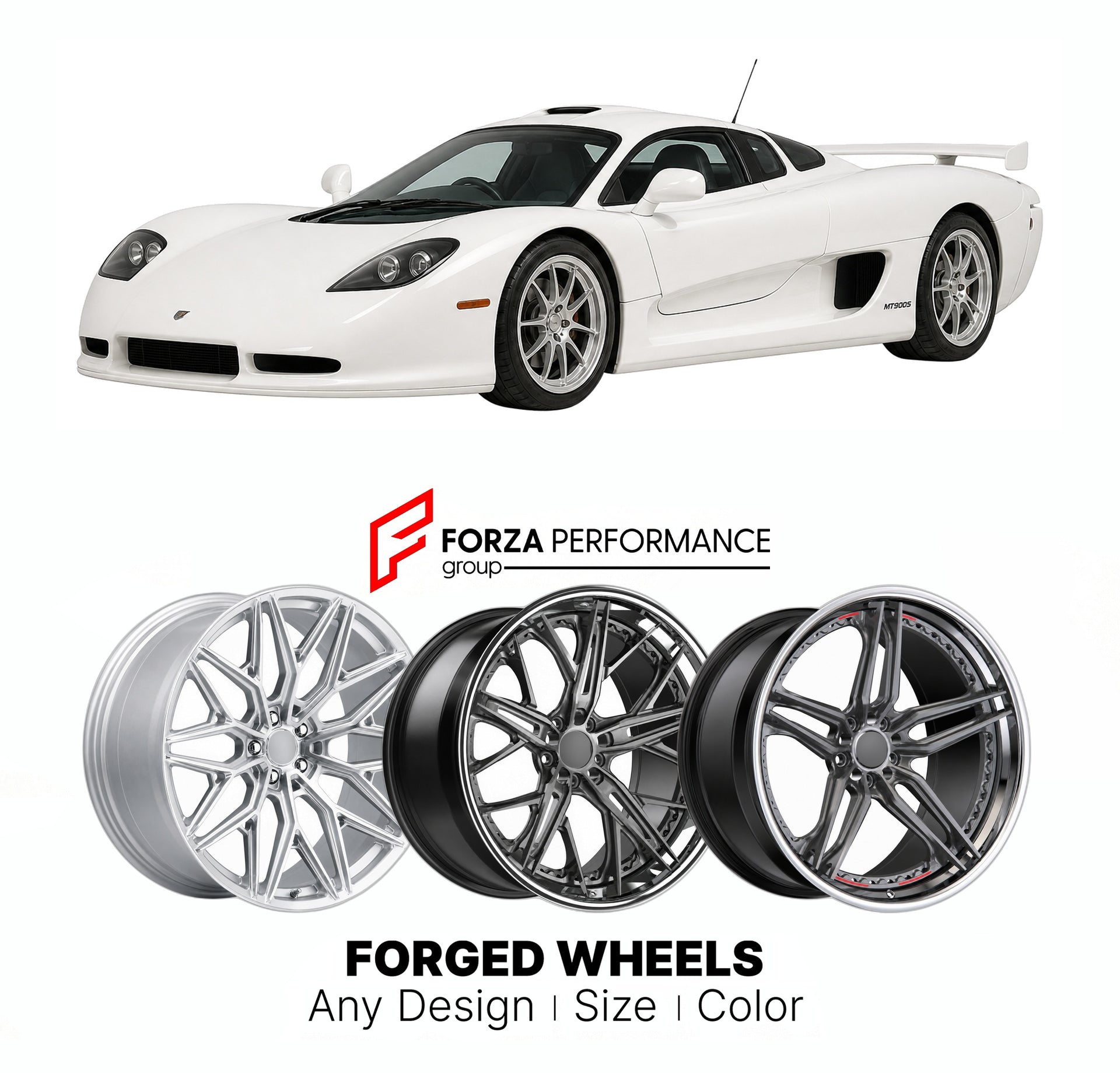 FORGED WHEELS RIMS for MOSLER MT900S ROAD-GOING 2005 - 2011

Custom forged wheels for Mosler MT900S Road-Going 2005 - 2011. Made-to-order monoblock, 2-piece and 3-piece rims in custom sizes, offsets, colors and finishes with guaranteed fitment.

We manufacture premium quality forged wheels rims for Mosler MT900S Road-Going 2005 - 2011 in any design, size, color.

THIS WHEEL DESIGN CAN BE CUSTOM-MADE FOR YOUR CAR IN ANY SIZE AND COLOR OPTIONS
Available in monoblock, 2-piece, 3-piece, duoblock, beadlock
3D wh