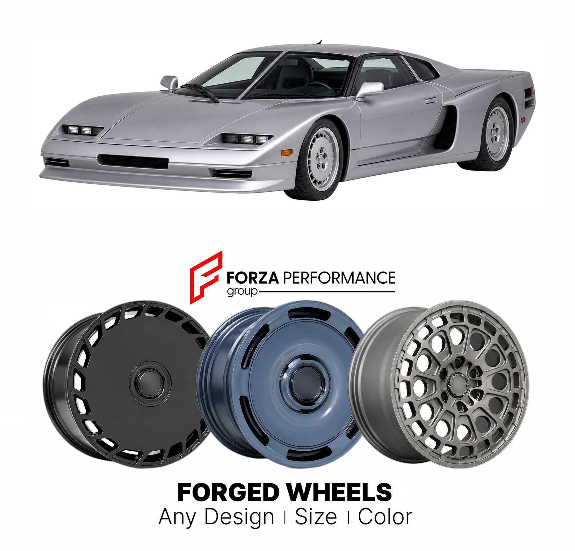 FORGED WHEELS RIMS for MOSLER RAPTOR 1989 - 2007

Custom forged wheels for Mosler Raptor 1989 - 2007. Made-to-order monoblock, 2-piece and 3-piece rims in custom sizes, offsets, colors and finishes with guaranteed fitment.

We manufacture premium quality forged wheels rims for Mosler Raptor 1989 - 2007 in any design, size, color.

THIS WHEEL DESIGN CAN BE CUSTOM-MADE FOR YOUR CAR IN ANY SIZE AND COLOR OPTIONS
Available in monoblock, 2-piece, 3-piece, duoblock, beadlock
3D wheel renderings are provided accor
