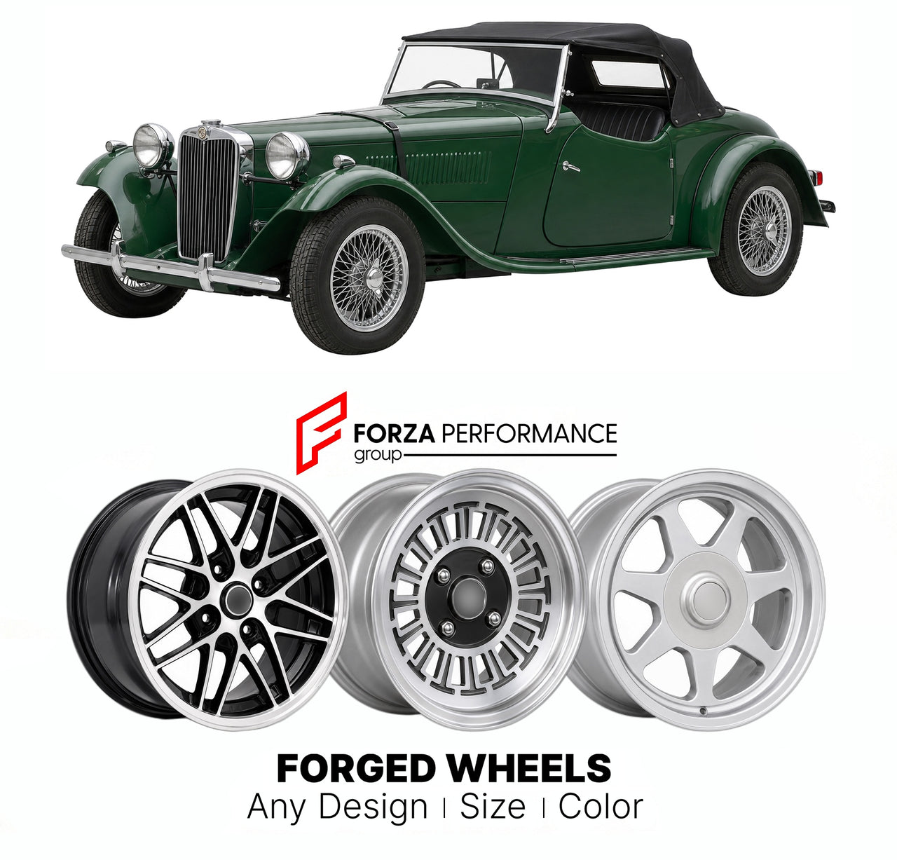 CUSTOM CLASSIC VINTAGE RESTOMOD RETRO OLD SCHOOL FORGED WHEELS RIMS for NG HENLEY 1988 - 2000

Custom forged wheels for NG Henley 1988 - 2000. Classic, vintage, restomod wheel designs made to order in custom sizes, offsets, colors and finishes.

We manufacture premium quality forged wheels rims for NG Henley 1988 - 2000 in any design, size, color.

THIS WHEEL DESIGN CAN BE CUSTOM-MADE FOR YOUR CAR IN ANY SIZE AND COLOR OPTIONS
Available in monoblock, 2-piece, 3-piece, duoblock, beadlock
3D wheel renderings 