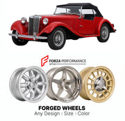 CUSTOM CLASSIC VINTAGE RESTOMOD RETRO OLD SCHOOL FORGED WHEELS RIMS for NG TD 1981 - 2000

Custom forged wheels for NG TD 1981 - 2000. Classic, vintage, restomod wheel designs made to order in custom sizes, offsets, colors and finishes.

We manufacture premium quality forged wheels rims for NG TD 1981 - 2000 in any design, size, color.

THIS WHEEL DESIGN CAN BE CUSTOM-MADE FOR YOUR CAR IN ANY SIZE AND COLOR OPTIONS
Available in monoblock, 2-piece, 3-piece, duoblock, beadlock
3D wheel renderings are provided