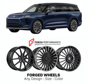 Custom forged wheels for NIO ES9 2026+. Made-to-order monoblock, 2-piece and 3-piece wheels in custom sizes, offsets, colors and finishes with guaranteed vehicle fitment.

We manufacture premium quality forged wheels rims for NIO ES9 2026+ in any design, size, color.

THIS WHEEL DESIGN CAN BE CUSTOM-MADE FOR YOUR CAR IN ANY SIZE AND COLOR OPTIONS
Available in monoblock, 2-piece, 3-piece, duoblock, beadlock
3D wheel renderings are provided according to the exact dimensions and specifications requested by the