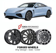 Custom forged wheels for Neta GT 2023+. Made-to-order monoblock, 2-piece and 3-piece wheels in custom sizes, offsets, colors and finishes with guaranteed vehicle fitment.

We manufacture premium quality forged wheels rims for Neta GT 2023+ in any design, size, color.

THIS WHEEL DESIGN CAN BE CUSTOM-MADE FOR YOUR CAR IN ANY SIZE AND COLOR OPTIONS
Available in monoblock, 2-piece, 3-piece, duoblock, beadlock
3D wheel renderings are provided according to the exact dimensions and specifications requested by the
