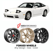 CUSTOM CLASSIC VINTAGE RESTOMOD RETRO OLD SCHOOL FORGED WHEELS RIMS for NISSAN 180SX RPS13 1989 - 1995

Custom forged wheels for Nissan 180SX RPS13 1989 - 1995. Classic, vintage, restomod and retro JDM wheel designs made to order in custom sizes, offsets, colors and finishes with guaranteed fitment.

We manufacture premium quality forged wheels rims for Nissan 180SX RPS13 1989 - 1995 in any design, size, color.

JDM WHEEL DESIGNS: our Japanese collection for sports cars and coupes includes designs inspired 