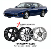 CUSTOM CLASSIC VINTAGE RESTOMOD RETRO OLD SCHOOL FORGED WHEELS RIMS for NISSAN 180SX RPS13 FACELIFT 1996 - 1998

Custom forged wheels for Nissan 180SX RPS13 Facelift 1996 - 1998. Classic, vintage, restomod and retro JDM wheel designs made to order in custom sizes, offsets, colors and finishes with guaranteed fitment.

We manufacture premium quality forged wheels rims for Nissan 180SX RPS13 Facelift 1996 - 1998 in any design, size, color.

JDM WHEEL DESIGNS: our Japanese collection for sports cars and coupes