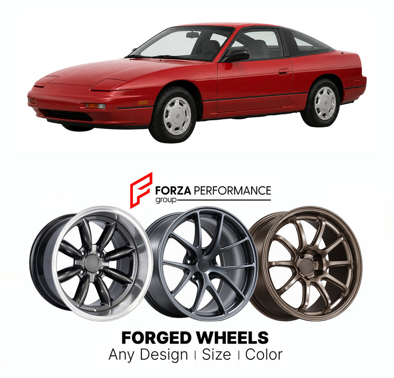 CUSTOM CLASSIC VINTAGE RESTOMOD RETRO OLD SCHOOL FORGED WHEELS RIMS for NISSAN 240SX S13 1989 - 1994