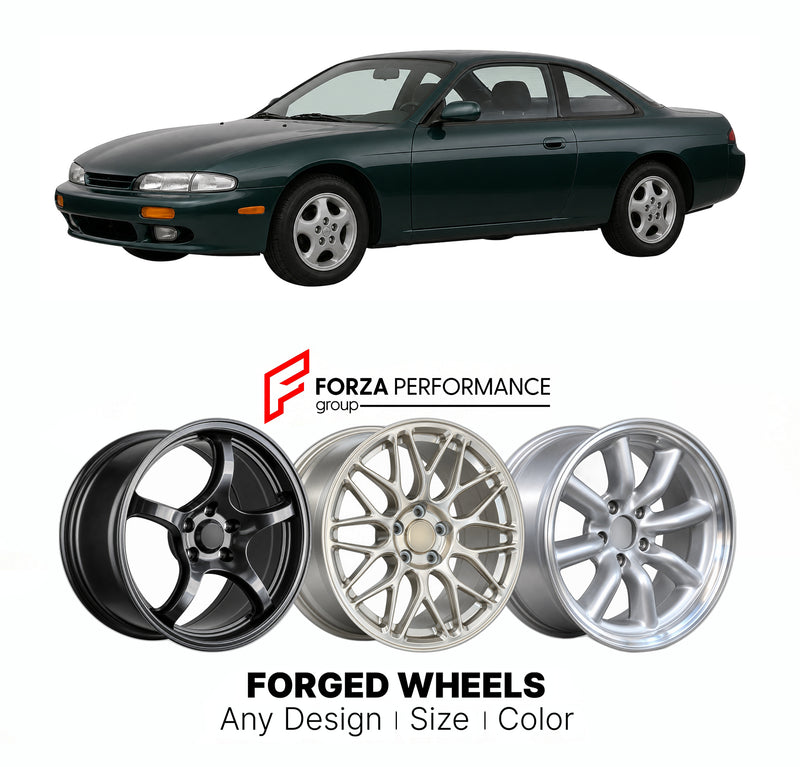 CUSTOM CLASSIC VINTAGE RESTOMOD RETRO OLD SCHOOL FORGED WHEELS RIMS for NISSAN 240SX S14 1995 - 1998