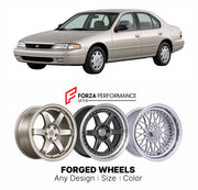 CUSTOM CLASSIC VINTAGE RESTOMOD RETRO OLD SCHOOL FORGED WHEELS RIMS for NISSAN ALTIMA L30 1997 - 2001

Custom forged wheels for Nissan Altima L30 1997 - 2001. Classic, vintage, restomod and retro JDM wheel designs made to order in custom sizes, offsets, colors and finishes with guaranteed fitment.

We manufacture premium quality forged wheels rims for Nissan Altima L30 1997 - 2001 in any design, size, color.

JDM WHEEL DESIGNS: our Japanese collection for sports cars and coupes includes designs inspired by 