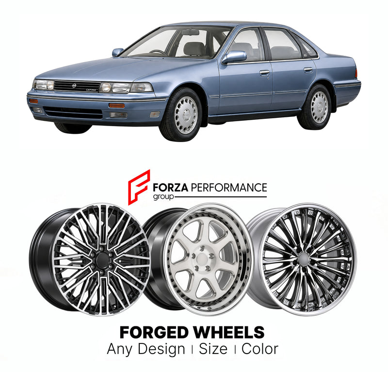 CUSTOM CLASSIC VINTAGE RESTOMOD RETRO OLD SCHOOL FORGED WHEELS RIMS for NISSAN CEFIRO A31 1988 - 1994