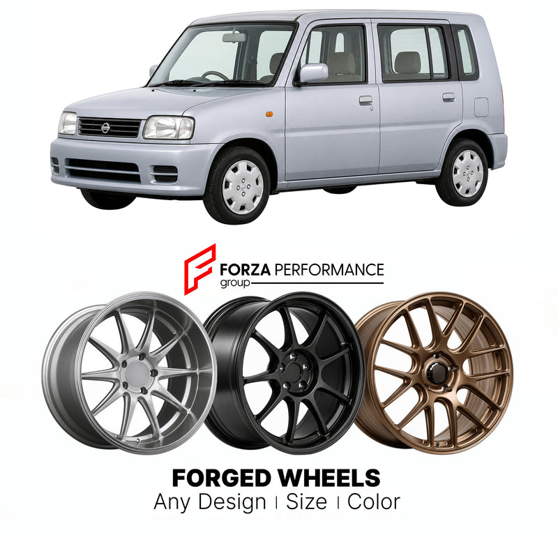 CUSTOM CLASSIC VINTAGE RESTOMOD RETRO OLD SCHOOL FORGED WHEELS RIMS for NISSAN CUBE Z10 1998 - 2002