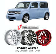 FORGED WHEELS RIMS for NISSAN CUBE Z12 2008 - 2019

Custom forged wheels for Nissan Cube Z12 2008 - 2019. Made-to-order monoblock, 2-piece and 3-piece rims in custom sizes, offsets, colors and finishes with guaranteed fitment.

We manufacture premium quality forged wheels rims for Nissan Cube Z12 2008 - 2019 in any design, size, color.

JDM WHEEL DESIGNS: our Japanese collection for hatchbacks, kei cars and MPVs includes designs inspired by Rays Volk Racing, Enkei, XXR, Rota, Work Wheels, Cosmis Racing, SSR
