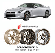 FORGED WHEELS RIMS for NISSAN GT-R R35 2007 - 2016

Custom forged wheels for Nissan GT-R R35 2007 - 2016. Made-to-order monoblock, 2-piece and 3-piece rims in custom sizes, offsets, colors and finishes with guaranteed fitment.

We manufacture premium quality forged wheels rims for Nissan GT-R R35 2007 - 2016 in any design, size, color.

JDM WHEEL DESIGNS: our Japanese collection for sports cars and coupes includes designs inspired by Rays Volk Racing, XXR, SSR, Enkei, Cosmis Racing, Rota, Liberty Walk, Top 