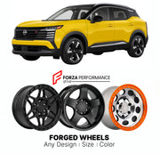 FORGED WHEELS RIMS for NISSAN KICKS P16 2024+

Custom forged wheels for Nissan Kicks P16 2024+. Made-to-order monoblock, 2-piece and 3-piece rims in custom sizes, offsets, colors and finishes with guaranteed fitment.

We manufacture premium quality forged wheels rims for Nissan Kicks P16 2024+ in any design, size, color.

JDM WHEEL DESIGNS: our Japanese collection for SUVs and pickups includes designs inspired by Bradley V, Method Race Wheels, Forgiato, Kuhl Racing, Mugen, TRD, Rota, Work Wheels, Impul, Vos