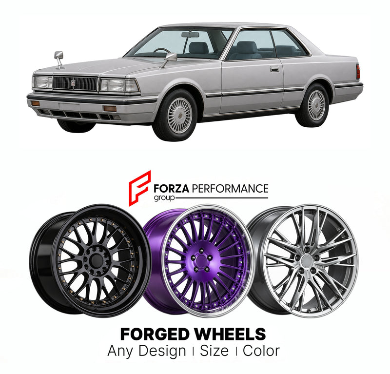 CUSTOM CLASSIC VINTAGE RESTOMOD RETRO OLD SCHOOL FORGED WHEELS RIMS for NISSAN LAUREL C32 1984 - 1989