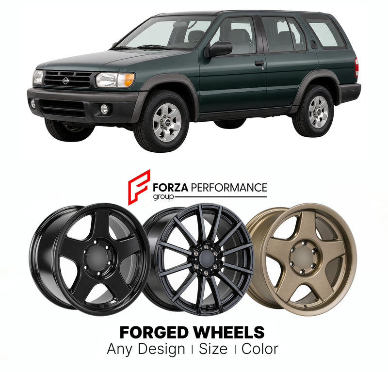 CUSTOM CLASSIC VINTAGE RESTOMOD RETRO OLD SCHOOL FORGED WHEELS RIMS for NISSAN PATHFINDER R50 1995 - 2004