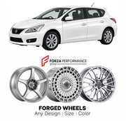 FORGED WHEELS RIMS for NISSAN PULSAR C12 2013 - 2016

Custom forged wheels for Nissan Pulsar C12 2013 - 2016. Made-to-order monoblock, 2-piece and 3-piece rims in custom sizes, offsets, colors and finishes with guaranteed fitment.

We manufacture premium quality forged wheels rims for Nissan Pulsar C12 2013 - 2016 in any design, size, color.

JDM WHEEL DESIGNS: our Japanese collection for hatchbacks, kei cars and MPVs includes designs inspired by Rays Volk Racing, Enkei, XXR, Rota, Work Wheels, Cosmis Racin