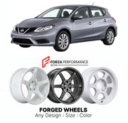 FORGED WHEELS RIMS for NISSAN PULSAR C13 2014 - 2018

Custom forged wheels for Nissan Pulsar C13 2014 - 2018. Made-to-order monoblock, 2-piece and 3-piece rims in custom sizes, offsets, colors and finishes with guaranteed fitment.

We manufacture premium quality forged wheels rims for Nissan Pulsar C13 2014 - 2018 in any design, size, color.

JDM WHEEL DESIGNS: our Japanese collection for hatchbacks, kei cars and MPVs includes designs inspired by Rays Volk Racing, Enkei, XXR, Rota, Work Wheels, Cosmis Racin