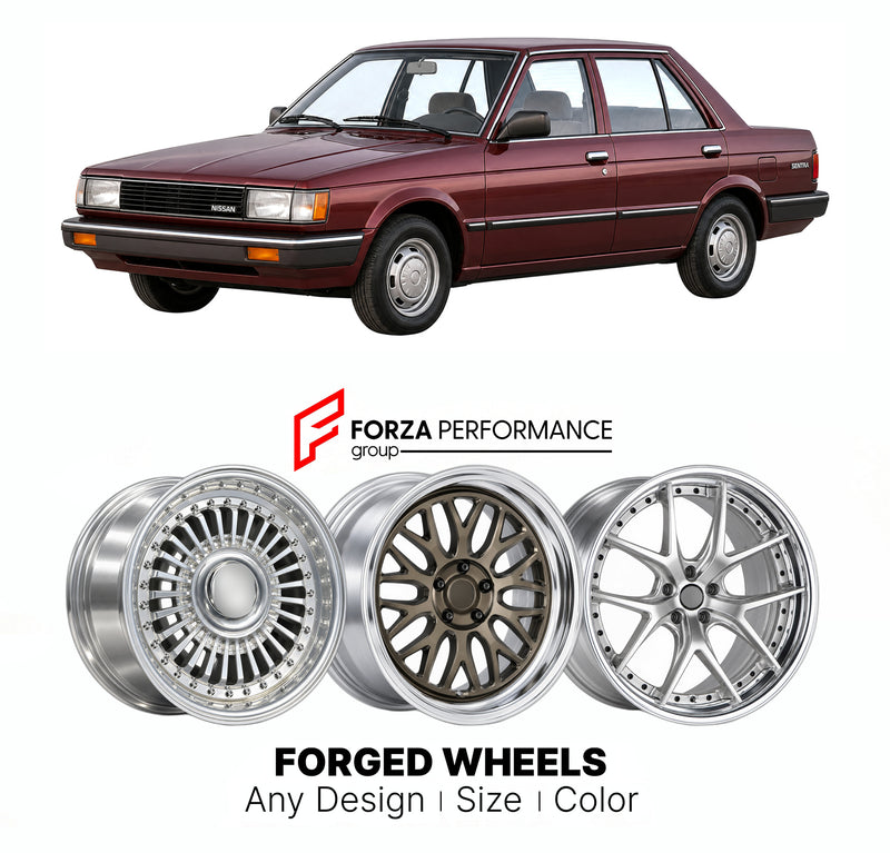 CUSTOM CLASSIC VINTAGE RESTOMOD RETRO OLD SCHOOL FORGED WHEELS RIMS for NISSAN SENTRA B11 1982 - 1986