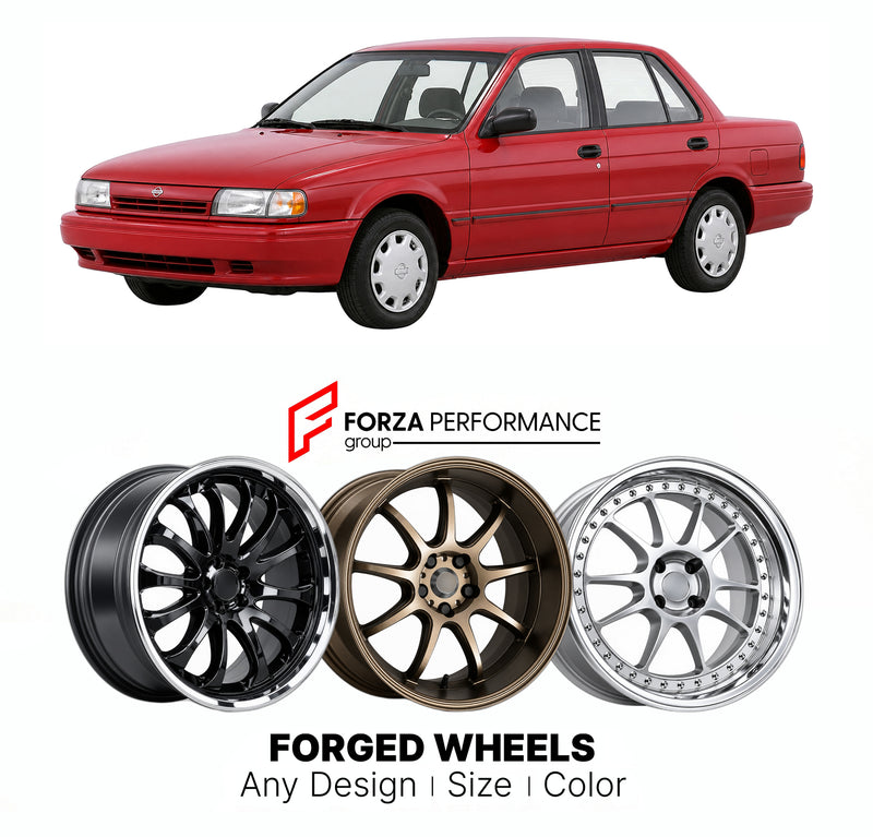 CUSTOM CLASSIC VINTAGE RESTOMOD RETRO OLD SCHOOL FORGED WHEELS RIMS for NISSAN SENTRA B13 1990 - 1994