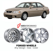 FORGED WHEELS RIMS for NISSAN SENTRA B15 2000 - 2003

Custom forged wheels for Nissan Sentra B15 2000 - 2003. Made-to-order monoblock, 2-piece and 3-piece rims in custom sizes, offsets, colors and finishes with guaranteed fitment.

We manufacture premium quality forged wheels rims for Nissan Sentra B15 2000 - 2003 in any design, size, color.

JDM WHEEL DESIGNS: our Japanese collection for sedans and wagons includes designs inspired by Weds Kranze, Wald, Leon Hardiritt, Vossen, Kuhl Racing, Aimgain, Work Whe