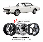 CUSTOM CLASSIC VINTAGE RESTOMOD RETRO OLD SCHOOL FORGED WHEELS RIMS for NISSAN SILVIA CSP311 1965 - 1968

Custom forged wheels for Nissan Silvia CSP311 1965 - 1968. Classic, vintage, restomod and retro JDM wheel designs made to order in custom sizes, offsets, colors and finishes with guaranteed fitment.

We manufacture premium quality forged wheels rims for Nissan Silvia CSP311 1965 - 1968 in any design, size, color.

JDM WHEEL DESIGNS: our Japanese collection for sports cars and coupes includes designs ins