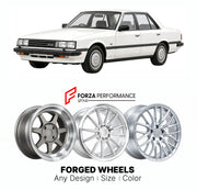 CUSTOM CLASSIC VINTAGE RESTOMOD RETRO OLD SCHOOL FORGED WHEELS RIMS for NISSAN SKYLINE R30 1981 - 1985

Custom forged wheels for Nissan Skyline R30 1981 - 1985. Classic, vintage, restomod and retro JDM wheel designs made to order in custom sizes, offsets, colors and finishes with guaranteed fitment.

We manufacture premium quality forged wheels rims for Nissan Skyline R30 1981 - 1985 in any design, size, color.

JDM WHEEL DESIGNS: our Japanese collection for sports cars and coupes includes designs inspired 