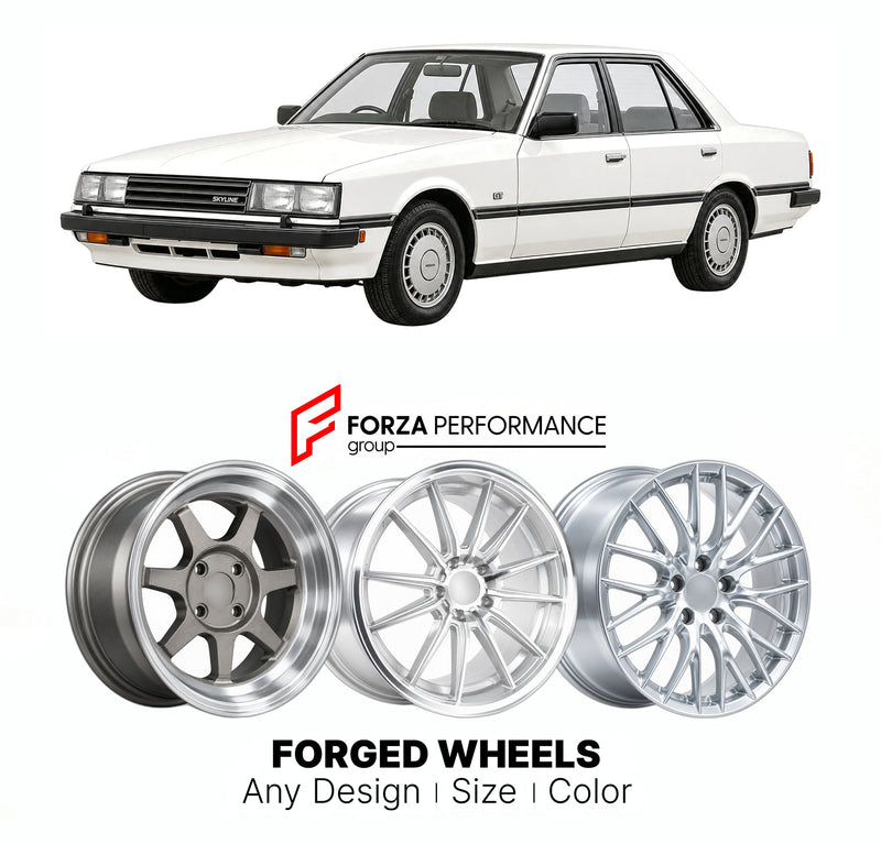 CUSTOM CLASSIC VINTAGE RESTOMOD RETRO OLD SCHOOL FORGED WHEELS RIMS for NISSAN SKYLINE R30 1981 - 1985