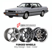CUSTOM CLASSIC VINTAGE RESTOMOD RETRO OLD SCHOOL FORGED WHEELS RIMS for NISSAN SKYLINE R31 1985 - 1990

Custom forged wheels for Nissan Skyline R31 1985 - 1990. Classic, vintage, restomod and retro JDM wheel designs made to order in custom sizes, offsets, colors and finishes with guaranteed fitment.

We manufacture premium quality forged wheels rims for Nissan Skyline R31 1985 - 1990 in any design, size, color.

JDM WHEEL DESIGNS: our Japanese collection for sports cars and coupes includes designs inspired 