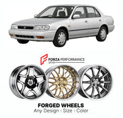 CUSTOM CLASSIC VINTAGE RESTOMOD RETRO OLD SCHOOL FORGED WHEELS RIMS for NISSAN SUNNY N14 B13 1990 - 1995

Custom forged wheels for Nissan Sunny N14 B13 1990 - 1995. Classic, vintage, restomod and retro JDM wheel designs made to order in custom sizes, offsets, colors and finishes with guaranteed fitment.

We manufacture premium quality forged wheels rims for Nissan Sunny N14 B13 1990 - 1995 in any design, size, color.

JDM WHEEL DESIGNS: our Japanese collection for sedans and wagons includes designs inspired