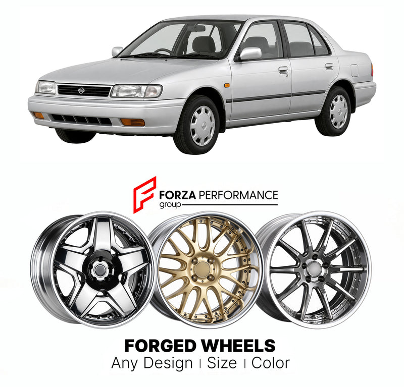 CUSTOM CLASSIC VINTAGE RESTOMOD RETRO OLD SCHOOL FORGED WHEELS RIMS for NISSAN SUNNY N14 B13 1990 - 1995