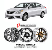 FORGED WHEELS RIMS for NISSAN VERSA TIIDA N17 C12 FACELIFT 2015 - 2019

Custom forged wheels for Nissan Versa Tiida N17 C12 Facelift 2015 - 2019. Made-to-order monoblock, 2-piece and 3-piece rims in custom sizes, offsets, colors and finishes with guaranteed fitment.

We manufacture premium quality forged wheels rims for Nissan Versa Tiida N17 C12 Facelift 2015 - 2019 in any design, size, color.

JDM WHEEL DESIGNS: our Japanese collection for sedans and wagons includes designs inspired by Weds Kranze, Wald, 