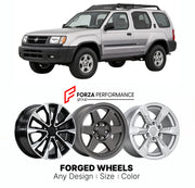FORGED WHEELS RIMS for NISSAN XTERRA WD22 2000 - 2004

Custom forged wheels for Nissan Xterra WD22 2000 - 2004. Made-to-order monoblock, 2-piece and 3-piece rims in custom sizes, offsets, colors and finishes with guaranteed fitment.

We manufacture premium quality forged wheels rims for Nissan Xterra WD22 2000 - 2004 in any design, size, color.

JDM WHEEL DESIGNS: our Japanese collection for SUVs and pickups includes designs inspired by Bradley V, Method Race Wheels, Forgiato, Kuhl Racing, Mugen, TRD, Rota,
