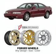 FORGED WHEELS RIMS for OLDSMOBILE ALERO FINAL 500 EDITION 1999 - 2004

Custom forged wheels for Oldsmobile Alero Final 500 Edition 1999 - 2004. Made-to-order monoblock, 2-piece and 3-piece rims in custom sizes, offsets, colors and finishes with guaranteed fitment.

We manufacture premium quality forged wheels rims for Oldsmobile Alero Final 500 Edition 1999 - 2004 in any design, size, color.

THIS WHEEL DESIGN CAN BE CUSTOM-MADE FOR YOUR CAR IN ANY SIZE AND COLOR OPTIONS
Available in monoblock, 2-piece, 3-p