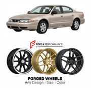 FORGED WHEELS RIMS for OLDSMOBILE ALERO GX 1999 - 2004

Custom forged wheels for Oldsmobile Alero GX 1999 - 2004. Made-to-order monoblock, 2-piece and 3-piece rims in custom sizes, offsets, colors and finishes with guaranteed fitment.

We manufacture premium quality forged wheels rims for Oldsmobile Alero GX 1999 - 2004 in any design, size, color.

THIS WHEEL DESIGN CAN BE CUSTOM-MADE FOR YOUR CAR IN ANY SIZE AND COLOR OPTIONS
Available in monoblock, 2-piece, 3-piece, duoblock, beadlock
3D wheel renderings 