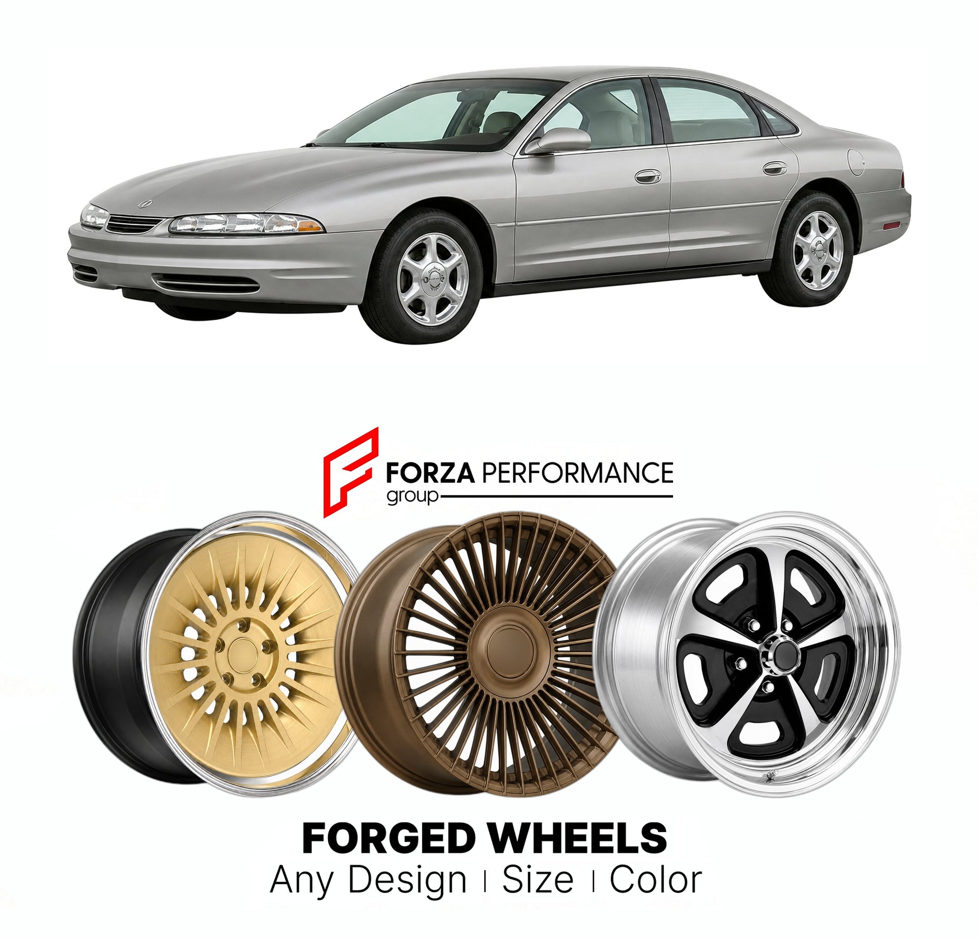 FORGED WHEELS RIMS for OLDSMOBILE AURORA V6 1995 - 2003

Custom forged wheels for Oldsmobile Aurora V6 1995 - 2003. Made-to-order monoblock, 2-piece and 3-piece rims in custom sizes, offsets, colors and finishes with guaranteed fitment.

We manufacture premium quality forged wheels rims for Oldsmobile Aurora V6 1995 - 2003 in any design, size, color.

THIS WHEEL DESIGN CAN BE CUSTOM-MADE FOR YOUR CAR IN ANY SIZE AND COLOR OPTIONS
Available in monoblock, 2-piece, 3-piece, duoblock, beadlock
3D wheel renderin