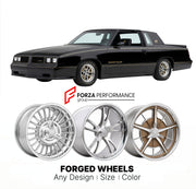 CUSTOM CLASSIC VINTAGE RESTOMOD RETRO OLD SCHOOL FORGED WHEELS RIMS for OLDSMOBILE HURST/OLDS 1989 - 1990
Custom forged wheels for classic American muscle cars. Ideal for restomod builds, vintage restorations, and show cars. Deep dish and retro styling available.

We manufacture premium quality forged wheels rims for Oldsmobile Hurst/Olds 1989 - 1990 in any design, size, color.

THIS WHEEL DESIGN CAN BE CUSTOM-MADE FOR YOUR CAR IN ANY SIZE AND COLOR OPTIONS
Available in monoblock, 2-piece, 3-piece, duoblock