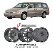 FORGED WHEELS RIMS for OLDSMOBILE SILHOUETTE 1997 - 2004

Custom forged wheels for Oldsmobile Silhouette 1997 - 2004. Made-to-order monoblock, 2-piece and 3-piece rims in custom sizes, offsets, colors and finishes with guaranteed fitment.

We manufacture premium quality forged wheels rims for Oldsmobile Silhouette 1997 - 2004 in any design, size, color.

THIS WHEEL DESIGN CAN BE CUSTOM-MADE FOR YOUR CAR IN ANY SIZE AND COLOR OPTIONS
Available in monoblock, 2-piece, 3-piece, duoblock, beadlock
3D wheel rende