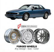 CUSTOM CLASSIC VINTAGE RESTOMOD RETRO OLD SCHOOL FORGED WHEELS RIMS for OLDSMOBILE TROFEO 1987 - 1990
Custom forged wheels for classic American muscle cars. Ideal for restomod builds, vintage restorations, and show cars. Deep dish and retro styling available.

We manufacture premium quality forged wheels rims for Oldsmobile Trofeo 1987 - 1990 in any design, size, color.

THIS WHEEL DESIGN CAN BE CUSTOM-MADE FOR YOUR CAR IN ANY SIZE AND COLOR OPTIONS
Available in monoblock, 2-piece, 3-piece, duoblock, beadlo