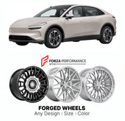 Custom forged wheels for Onvo NIO L60 2024+. Made-to-order monoblock, 2-piece and 3-piece wheels in custom sizes, offsets, colors and finishes with guaranteed vehicle fitment.

We manufacture premium quality forged wheels rims for Onvo NIO L60 2024+ in any design, size, color.

THIS WHEEL DESIGN CAN BE CUSTOM-MADE FOR YOUR CAR IN ANY SIZE AND COLOR OPTIONS
Available in monoblock, 2-piece, 3-piece, duoblock, beadlock
3D wheel renderings are provided according to the exact dimensions and specifications reques