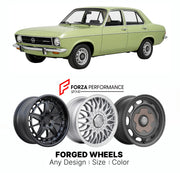 CUSTOM CLASSIC VINTAGE RESTOMOD RETRO OLD SCHOOL FORGED WHEELS RIMS for OPEL ASCONA 1970 - 1975

Custom forged wheels for Opel Ascona 1970 - 1975. Classic, vintage, restomod wheel designs made to order in custom sizes, offsets, colors and finishes.

We manufacture premium quality forged wheels rims for Opel Ascona 1970 - 1975 in any design, size, color.

THIS WHEEL DESIGN CAN BE CUSTOM-MADE FOR YOUR CAR IN ANY SIZE AND COLOR OPTIONS
Available in monoblock, 2-piece, 3-piece, duoblock, beadlock
3D wheel rende