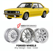 CUSTOM CLASSIC VINTAGE RESTOMOD RETRO OLD SCHOOL FORGED WHEELS RIMS for OPEL ASCONA 400 GROUP 4 HOMOLOGATION 1979 - 1981

Custom forged wheels for Opel Ascona 400 Group 4 Homologation 1979 - 1981. Classic, vintage, restomod wheel designs made to order in custom sizes, offsets, colors and finishes.

We manufacture premium quality forged wheels rims for Opel Ascona 400 Group 4 Homologation 1979 - 1981 in any design, size, color.

THIS WHEEL DESIGN CAN BE CUSTOM-MADE FOR YOUR CAR IN ANY SIZE AND COLOR OPTIONS
