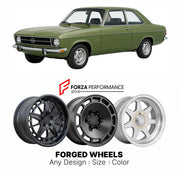 CUSTOM CLASSIC VINTAGE RESTOMOD RETRO OLD SCHOOL FORGED WHEELS RIMS for OPEL ASCONA A 1970 - 1975

Custom forged wheels for Opel Ascona A 1970 - 1975. Classic, vintage, restomod wheel designs made to order in custom sizes, offsets, colors and finishes.

We manufacture premium quality forged wheels rims for Opel Ascona A 1970 - 1975 in any design, size, color.

THIS WHEEL DESIGN CAN BE CUSTOM-MADE FOR YOUR CAR IN ANY SIZE AND COLOR OPTIONS
Available in monoblock, 2-piece, 3-piece, duoblock, beadlock
3D wheel