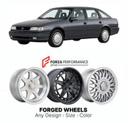 CUSTOM CLASSIC VINTAGE RESTOMOD RETRO OLD SCHOOL FORGED WHEELS RIMS for OPEL ASCONA VECTRA B 1995 - 2002

Custom forged wheels for Opel Ascona Vectra B 1995 - 2002. Classic, vintage, restomod wheel designs made to order in custom sizes, offsets, colors and finishes.

We manufacture premium quality forged wheels rims for Opel Ascona Vectra B 1995 - 2002 in any design, size, color.

THIS WHEEL DESIGN CAN BE CUSTOM-MADE FOR YOUR CAR IN ANY SIZE AND COLOR OPTIONS
Available in monoblock, 2-piece, 3-piece, duoblo