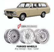 CUSTOM CLASSIC VINTAGE RESTOMOD RETRO OLD SCHOOL FORGED WHEELS RIMS for OPEL ASCONA VECTRA VOYAGE 1970 - 1975

Custom forged wheels for Opel Ascona Vectra Voyage 1970 - 1975. Classic, vintage, restomod wheel designs made to order in custom sizes, offsets, colors and finishes.

We manufacture premium quality forged wheels rims for Opel Ascona Vectra Voyage 1970 - 1975 in any design, size, color.

THIS WHEEL DESIGN CAN BE CUSTOM-MADE FOR YOUR CAR IN ANY SIZE AND COLOR OPTIONS
Available in monoblock, 2-piece, 