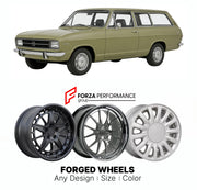 CUSTOM CLASSIC VINTAGE RESTOMOD RETRO OLD SCHOOL FORGED WHEELS RIMS for OPEL ASCONA VOYAGE 1970 - 1975

Custom forged wheels for Opel Ascona Voyage 1970 - 1975. Classic, vintage, restomod wheel designs made to order in custom sizes, offsets, colors and finishes.

We manufacture premium quality forged wheels rims for Opel Ascona Voyage 1970 - 1975 in any design, size, color.

THIS WHEEL DESIGN CAN BE CUSTOM-MADE FOR YOUR CAR IN ANY SIZE AND COLOR OPTIONS
Available in monoblock, 2-piece, 3-piece, duoblock, be