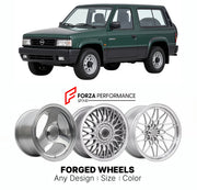 CUSTOM CLASSIC VINTAGE RESTOMOD RETRO OLD SCHOOL FORGED WHEELS RIMS for OPEL FRONT A 1991 - 1998

Custom forged wheels for Opel Front A 1991 - 1998. Classic, vintage, restomod wheel designs made to order in custom sizes, offsets, colors and finishes.

We manufacture premium quality forged wheels rims for Opel Front A 1991 - 1998 in any design, size, color.

THIS WHEEL DESIGN CAN BE CUSTOM-MADE FOR YOUR CAR IN ANY SIZE AND COLOR OPTIONS
Available in monoblock, 2-piece, 3-piece, duoblock, beadlock
3D wheel re