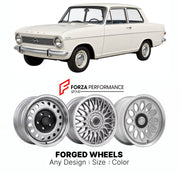 CUSTOM CLASSIC VINTAGE RESTOMOD RETRO OLD SCHOOL FORGED WHEELS RIMS for OPEL KADETT 1962 - 1965

Custom forged wheels for Opel Kadett 1962 - 1965. Classic, vintage, restomod wheel designs made to order in custom sizes, offsets, colors and finishes.

We manufacture premium quality forged wheels rims for Opel Kadett 1962 - 1965 in any design, size, color.

THIS WHEEL DESIGN CAN BE CUSTOM-MADE FOR YOUR CAR IN ANY SIZE AND COLOR OPTIONS
Available in monoblock, 2-piece, 3-piece, duoblock, beadlock
3D wheel rende