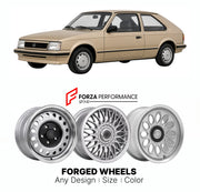 CUSTOM CLASSIC VINTAGE RESTOMOD RETRO OLD SCHOOL FORGED WHEELS RIMS for OPEL KADETT ASTRA E 1984 - 1991

Custom forged wheels for Opel Kadett Astra E 1984 - 1991. Classic, vintage, restomod wheel designs made to order in custom sizes, offsets, colors and finishes.

We manufacture premium quality forged wheels rims for Opel Kadett Astra E 1984 - 1991 in any design, size, color.

THIS WHEEL DESIGN CAN BE CUSTOM-MADE FOR YOUR CAR IN ANY SIZE AND COLOR OPTIONS
Available in monoblock, 2-piece, 3-piece, duoblock,