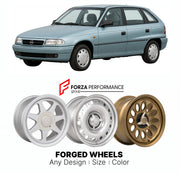 CUSTOM CLASSIC VINTAGE RESTOMOD RETRO OLD SCHOOL FORGED WHEELS RIMS for OPEL KADETT ASTRA F 1991 - 1998

Custom forged wheels for Opel Kadett Astra F 1991 - 1998. Classic, vintage, restomod wheel designs made to order in custom sizes, offsets, colors and finishes.

We manufacture premium quality forged wheels rims for Opel Kadett Astra F 1991 - 1998 in any design, size, color.

THIS WHEEL DESIGN CAN BE CUSTOM-MADE FOR YOUR CAR IN ANY SIZE AND COLOR OPTIONS
Available in monoblock, 2-piece, 3-piece, duoblock,