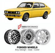 CUSTOM CLASSIC VINTAGE RESTOMOD RETRO OLD SCHOOL FORGED WHEELS RIMS for OPEL KADETT ASTRA GT E 1975 - 1979

Custom forged wheels for Opel Kadett Astra GT E 1975 - 1979. Classic, vintage, restomod wheel designs made to order in custom sizes, offsets, colors and finishes.

We manufacture premium quality forged wheels rims for Opel Kadett Astra GT E 1975 - 1979 in any design, size, color.

THIS WHEEL DESIGN CAN BE CUSTOM-MADE FOR YOUR CAR IN ANY SIZE AND COLOR OPTIONS
Available in monoblock, 2-piece, 3-piece, 