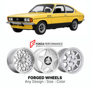 CUSTOM CLASSIC VINTAGE RESTOMOD RETRO OLD SCHOOL FORGED WHEELS RIMS for OPEL KADETT GT E 1975 - 1979

Custom forged wheels for Opel Kadett GT E 1975 - 1979. Classic, vintage, restomod wheel designs made to order in custom sizes, offsets, colors and finishes.

We manufacture premium quality forged wheels rims for Opel Kadett GT E 1975 - 1979 in any design, size, color.

THIS WHEEL DESIGN CAN BE CUSTOM-MADE FOR YOUR CAR IN ANY SIZE AND COLOR OPTIONS
Available in monoblock, 2-piece, 3-piece, duoblock, beadlock